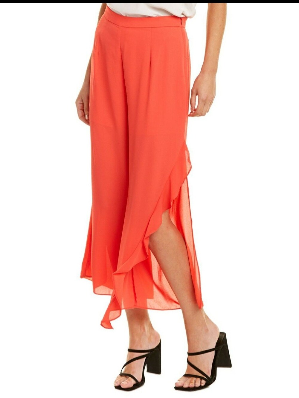 Women's Coral Ruffle Ruffle Pant
